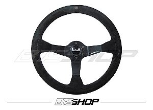 Volante Lotse WRC Em Camurça Com Tarja Preta 350mm