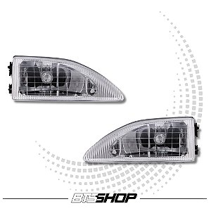 PAR DE FAROL DIANTEIRO FORD MUSTANG COBRA (SN95) 1994-1995