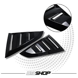 Veneziana Vidro Lateral Traseiro Preto Brilhante Ford Mustang 2024+