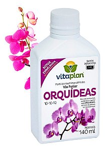Fertilizante Adubo Vitaplan Orquídeas 140ml Rende Até 28 L
