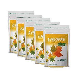 Kit 5 Fertilizante Mineral Enxofre Dimy - 300g