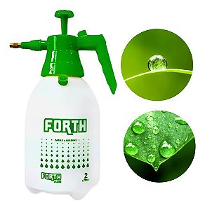 Pulverizador Manual Pressão Forth 2 L Branco Jardim Plantas