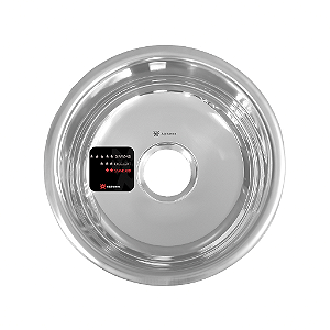 Cuba  Redonda 30 30x15 Aço Inox 430