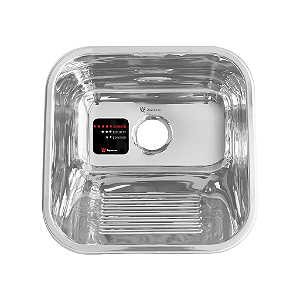 Tanque 400x400x220 22 lts.  Aço Inox 304