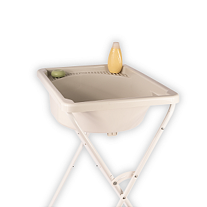 Banheira Com Suporte Bebê Branca - Styll Baby