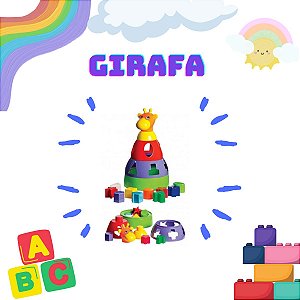 Girafa Didática - Brinquedo Educativo Mercotoys