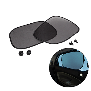 KIT 2 PROTETORES SOLARES PARA BEBES TAPA SOL CARRO  VENTOSAS