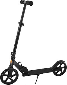 PATINETE RADICAL TEEN PRETO Altura Ajustável até 80kg, DM Radical