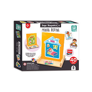 Jogo Magnético Minha Rotina Educativo Nig Brinquedos