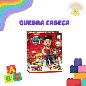Quebra Cabeça Patrulha Canina 30 Peças Madeira – Nig