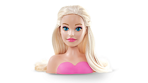 Busto Barbie Mini Styling Head Core Diversão e Estilo