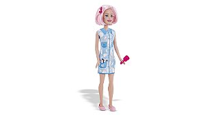 Barbie Large Doll Hair Tiara, Secador, Escova e Muito Mais
