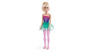 Barbie Large Doll Bailarina Acessórios Sapatilhas, Bolsinha