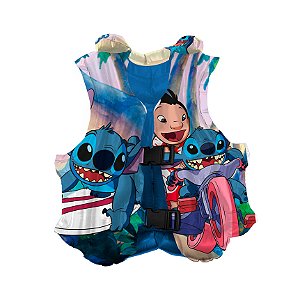 Colete Inflável Stitch - Magia e Segurança para Crianças