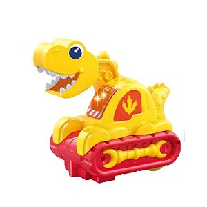 Dino Escavadeira Musical Baby Land Infantil Mexe Sozinho
