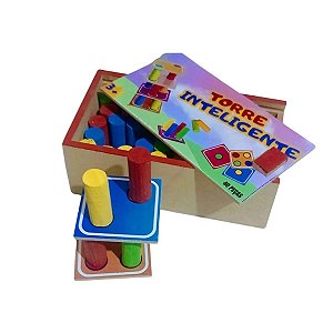 Jogo Educativo Divertido Torre Inteligente Criança Bebe