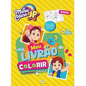 Livro Infantil Colorir Maria Clara e JP Imaginação Criança