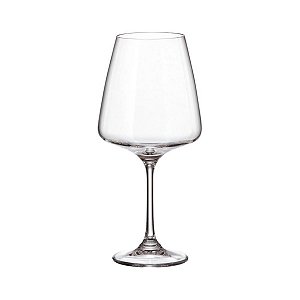 Kit Taças de Cristal 570ml 6 Peças Vinho Água Degustação