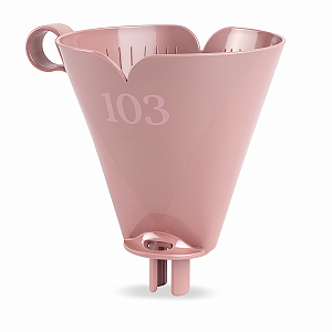 Suporte Porta Filtro Café Chá Tam 103 Coador Plástico Rosa