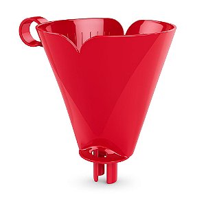 Suporte Porta Filtro Café Tam 103 Coador Plástico Vermelho
