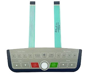 Teclado do painel esteira Speedo TR6 V1