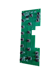 Placa de botão (teclado) esteira Speedo TR7 e TR8 PRO Antiga