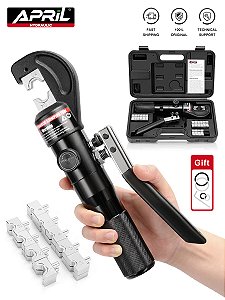 Alicate hidraúlico prensa terminais de cabo de aço