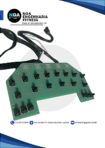 PLACA DE BOTÕES INFERIOR SPEEDO TR9 PRO OLD