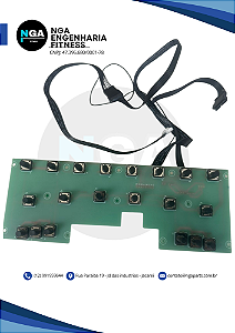 Placa de botão (teclado) esteira Speedo TR7 New e TR8 PRO New