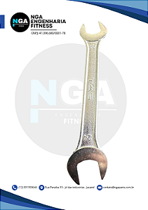 Chave fixa de duas bocas 22mm e 24mm