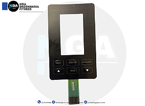 Adesivo painel com membrana para bike indoor