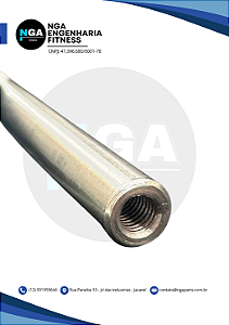 Haste de inox de degrau de escada ergométrica