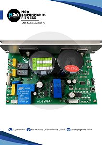 Placa de controle esteira Speedo TR7 - MODELO ANTIGO