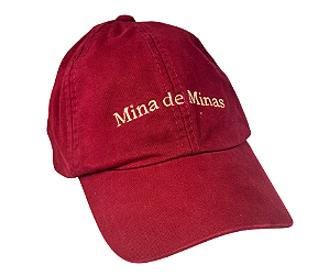 Boné Mina de Minas vinho