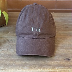 Boné Uai marrom