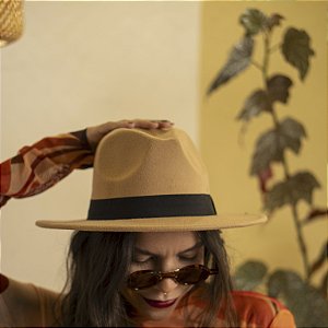 Chapéu de Cogumelo Bege