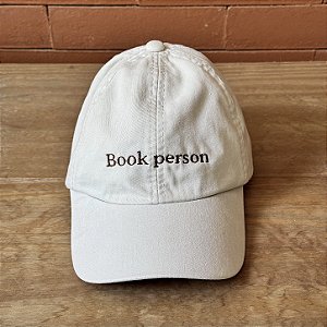 Boné Book Person off white