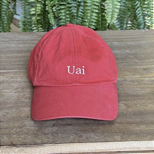 Boné Uai vermelho