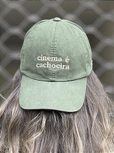 Boné Cinema é Cachoeira verde marinho