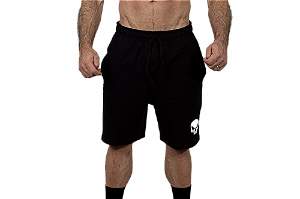 SHORTS BLACK SKULL CASUAL