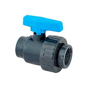Valvula De Esfera Rosca PVC-U - 3"- Aqua Plastic Femea