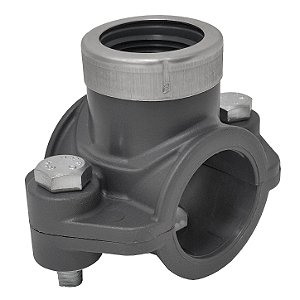 Colar De Tomada PP Reforçado Inox NPT 1" X 1/2"