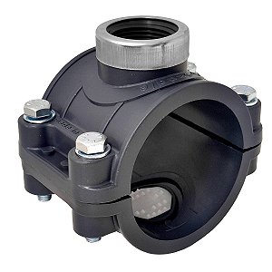 Colar De Tomada PP Reforçado Inox NPT 1.1/2" X 1/2"