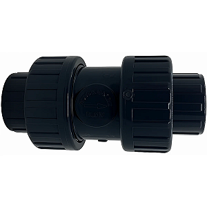 Valvula Retenção Dupla União Mola Solda 1 1/2"- Sch80 - Aqua Plastic