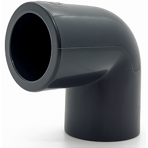 Joelho 90° PVC-U 1" SCH80 PN16 Soldável – Alta Pressão e Durabilidade Aqua Plastic
