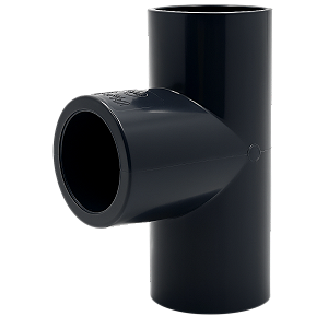 TE 90º PVC-U PN16 10" SCH80 Solda - Aqua Plastic
