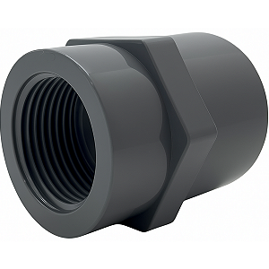 Luva L/R PVC-C PN16 1/2" SCH80 SOLDA/ROSCA - Aqua Plastic