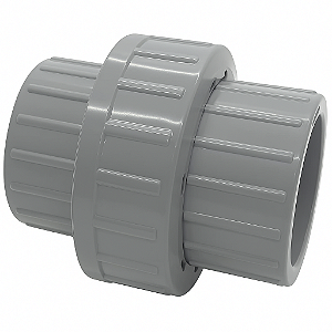 União PVC-C 1 1/2" VITON SCH80 SOLDA - Aqua Plastic