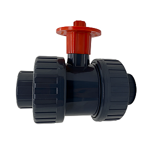 Válvula de Esfera PVC-U SCH80 para atuador 1 1/4" - Aqua Plastic