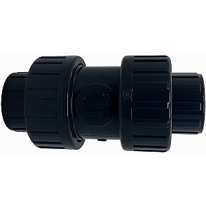 Válvula de Retenção PVC-U EPDM PN16 D.UNIÃO F/F 1/2" SCH80 Solda - Aqua Plastic